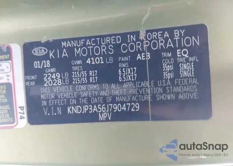 2018 Kia Soul + из США, поврежденный, VIN KNDJP3A56J7904729